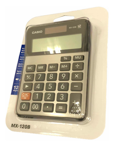 Calculadora Escritorio Casio Solar 12 Dígitos Nueva Mx-120b