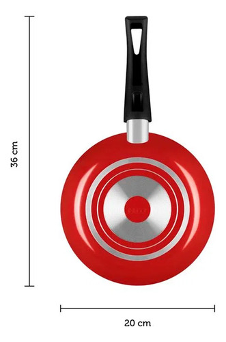Sartén Ekco Rojo Antiadherente 20cm
