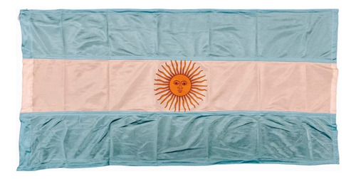 Bandera Argentina Flameo Con Sol 50 X 100 Cm