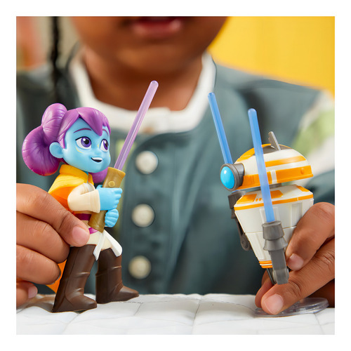 Star Wars Boneco y Vehículo Lys Solay E Training Droid Hasbro