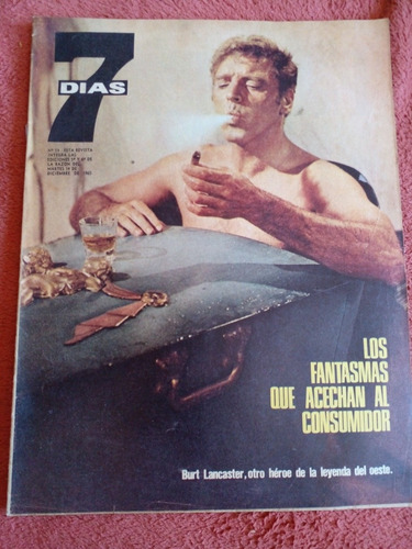 Revista Siete Días Burt Lancaster 14 12 1965 N54