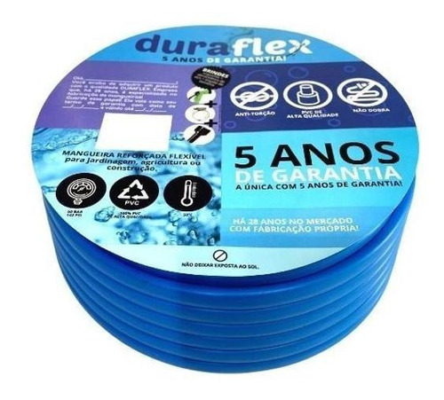 Mangueira De Jardim Antitorção Flat Duraflex 30mts