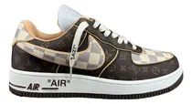 Comprar Tenis  Louis Vuitton Air Force Low Lv United (old Flower) Air Force 1 Shoes