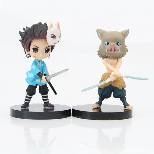 Imagen 3 de 4 de Figura De Acción Anime Slayer Demoníacos De 6 Piezas