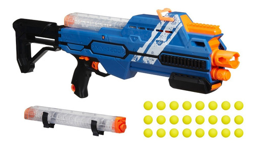 Lanzador Hypnos Xix-1200 Nerf Rival Color Azul
