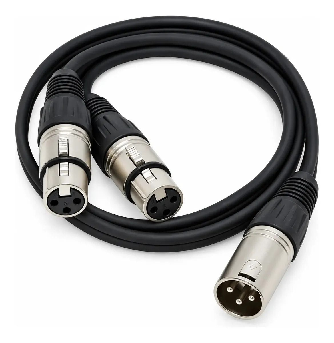 Cable Canon Xlr Macho A Dos Hembras Balanceado Hamc