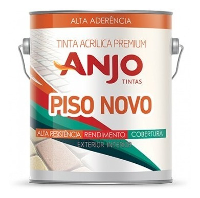 Tinta Piso Cor: Concreto Base D'água - Anjo Com 3,6l