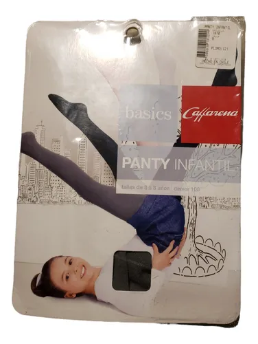 Panty Infantil Caffarena Plomas Tallas 6,8 Y 14