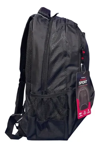 Backpack Sport Techzone P laptop 15.6 Negro Tzbts10 Mochila