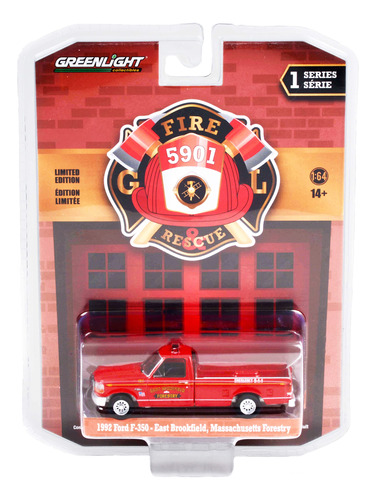 Greenlight 67010 B - Camioneta De Camioneta Roja East Brookf