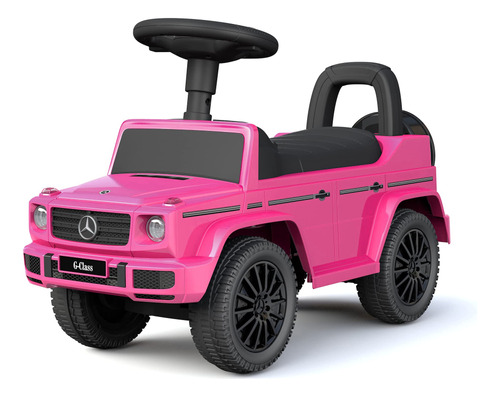 Best Ride On Cars Mercedes G-wagon Push Car, Rosa, Grande