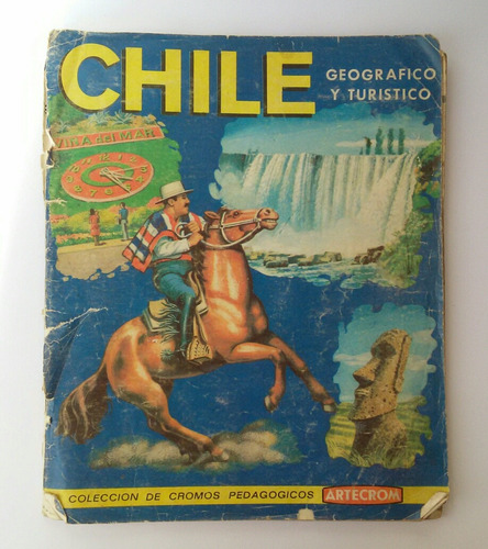 Àlbum Artecrom Chile Geografico Y Turistico 1975 