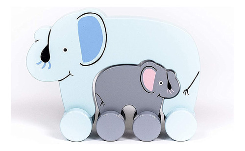 Jack Rabbit Big & Little Elephant Push Toy Creations  Adora