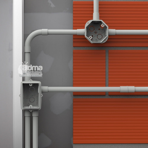 Curva 1 Pulgada Caño Pvc Rigido 25mm Diametro Genrod Pack 10