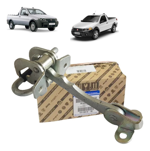 Limitador Porta Dianteira Fiat Strada 2004-2020 Original