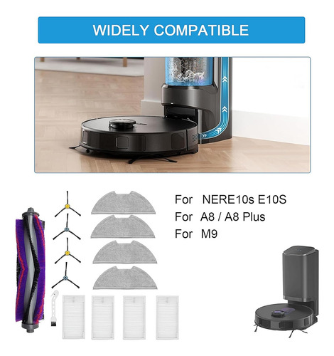 Para E10s Nere10s, Para Midea M9, Para Obode A8 A8 Robot Vac