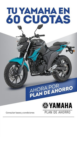 Imagen 1 de 6 de Yamaha Fz25 60 Cuotas Sin Interes