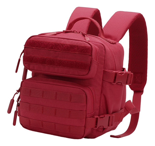 Mochila De Camping Con Correa Ajustable, Mochila De Rojo