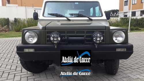 Imagem 3 de 15 de Gurgel X-12 Tr Xavante 1988 Verde Militar. Ateliê Do Carro