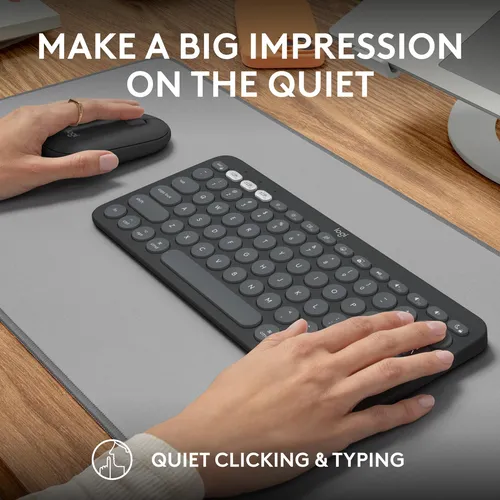 Combo De Teclado Y Ratón Logitech Pebble 2 Para Mac