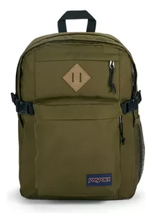 Jansport Mochila Main Campus Army Green 32l Js0aqul7g3 Jns80 Diseño de la tela Liso