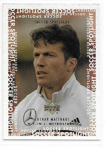 2000 Upper Deck Mls Soccer Spotlight #s4 Lothar Matthaeus