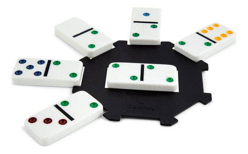 Juegos Cardenales - Tradiciones: Doble Double Dot Dominoes D