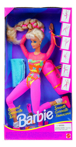 Barbie Gymnast Poses International Version 1993