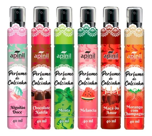 comprar Kit 6 Perfume De Calcinha Spray Aromatico Intimo Anti Odor