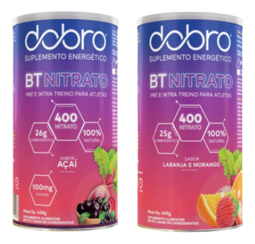 Kit 2 Bt Nitrato 400 Carboidrato Beterraba Dobro Todos