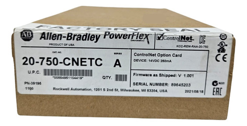 Allen Bradley 20-750-cnetc Powerflex Original