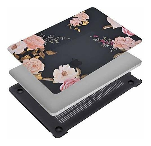 Carcasa Para Macbook A1932 Con Retina Flor De Peonía