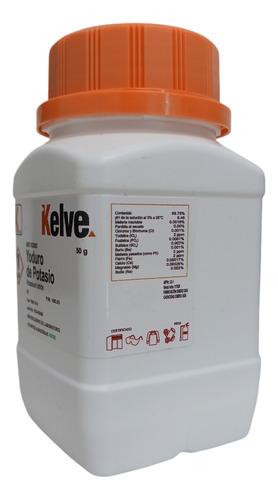 Yoduro De Potasio R. A. 50 G Kelve K5395