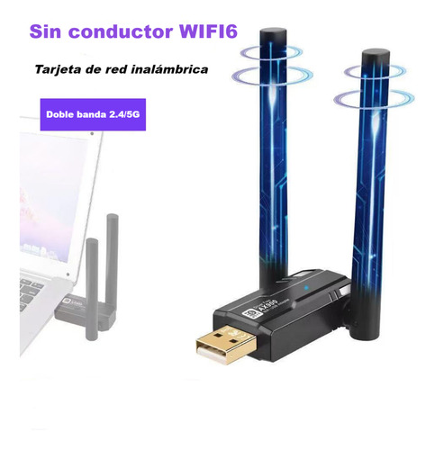 Ax900m Adaptador Usb Wifi 6 Bluetooth 5.4