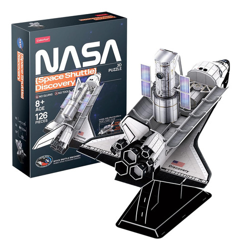 Cubic Fun Rompecabeza 3d Nasa Transbordador Espacial Discove