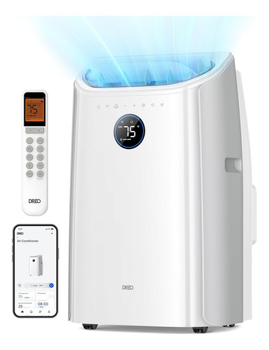 Aire Acondicionado Portátil Smart Dreo Ac516s 14,000 Btu Color Blanco