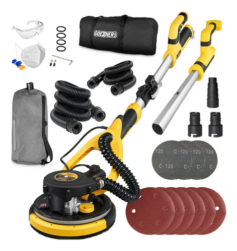 Drywall Sander, Electric Drywall Sander With Vacuum, 7 Vari.