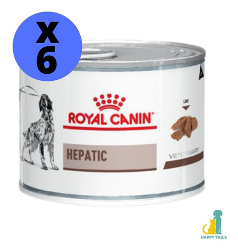 Royal Canin Lata Hepatic Canine 6 U X 200 Grs - Happy Tails