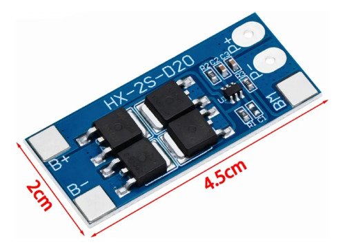 Modulo Cargador Bms Bateria De Litio 18650 2s 13a 4 Pzas