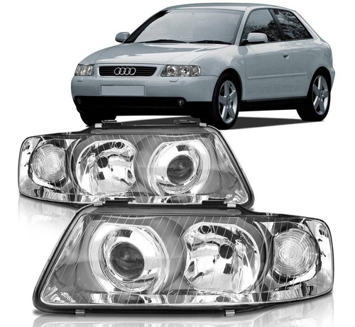 Óptica Para Audi A3 2001 2002 2003 2004 