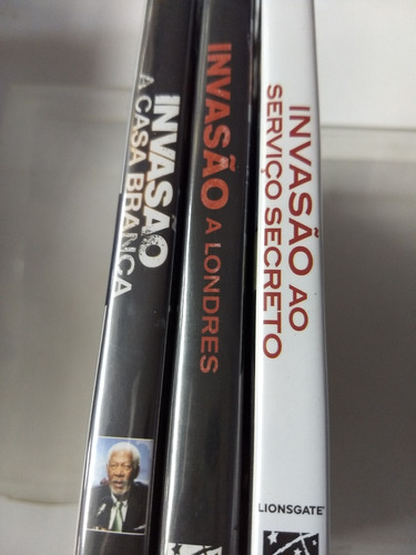 Trilogia Invasao A Casa Branca Dvd Original Lacrado