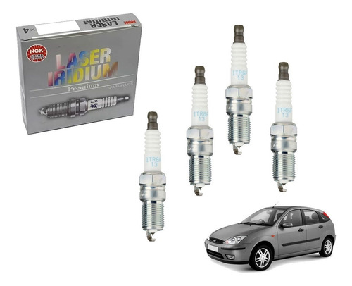 4 Vela Ignição Focus 2.0 16v 2005 2006 2007 2008 Automático