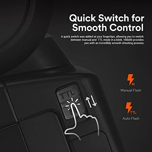Kit Flash Godox V860iii-s Para Cámaras Sony Dslr -negro