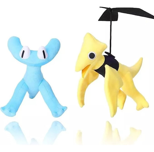 Rainbow Friends-peluche Cian, Felpa Lookies Felpa, Amarillo
