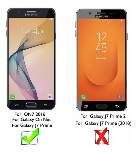 2 Pack Beukei Para Samsung Galaxy J7 Primer / On7 2016 Tempe