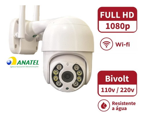 Kit 4 Camera Ip Icsee Wifi + 4 Cartão De Memória Sd 64gb