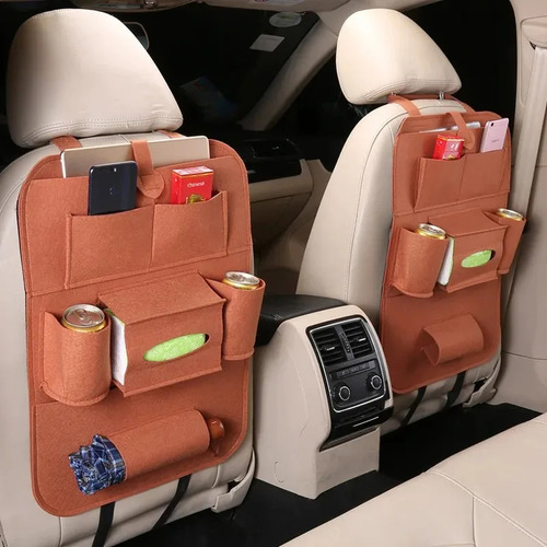 Bolsa De Almacenamiento Multifunción Para Asiento De Coche B