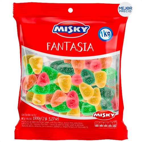 Gomitas Misky Fantasia Bolsa De 1 Kg Srj