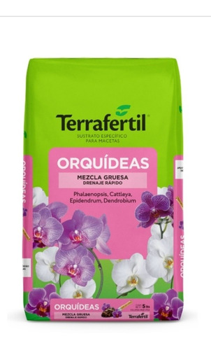 Sustrato Para Orquídeas Tierra Fértil 5 Lts Valhalla Grow