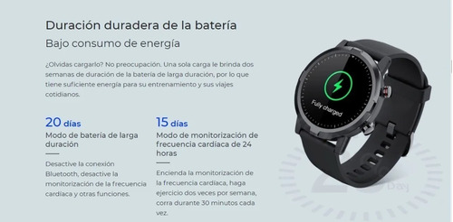 Imagen 6 de 9 de Smartwatch Haylou Rt Ls05s Reloj Inteligente Android Ios